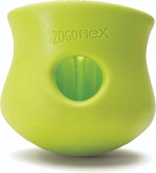 West Paw Zogoflex Toppl Tough Treat Dispensing Dog Chew Toy, Granny Smith, Small