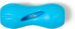 West Paw Qwizl Tough Treat Dispensing Dog Chew Toy, Aqua Blue, Small
