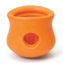 West Paw Zogoflex Toppl Tough Treat Dispensing Dog Chew Toy, Tangerine, Large