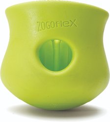West Paw Zogoflex Toppl Tough Treat Dispensing Dog Chew Toy, Granny Smith, Large