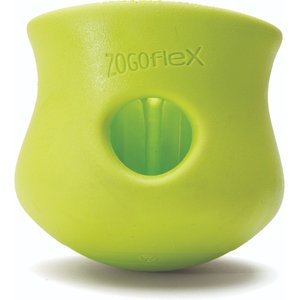 West Paw Zogoflex Toppl Tough Treat Dispensing Dog Chew Toy, Granny Smith, Large