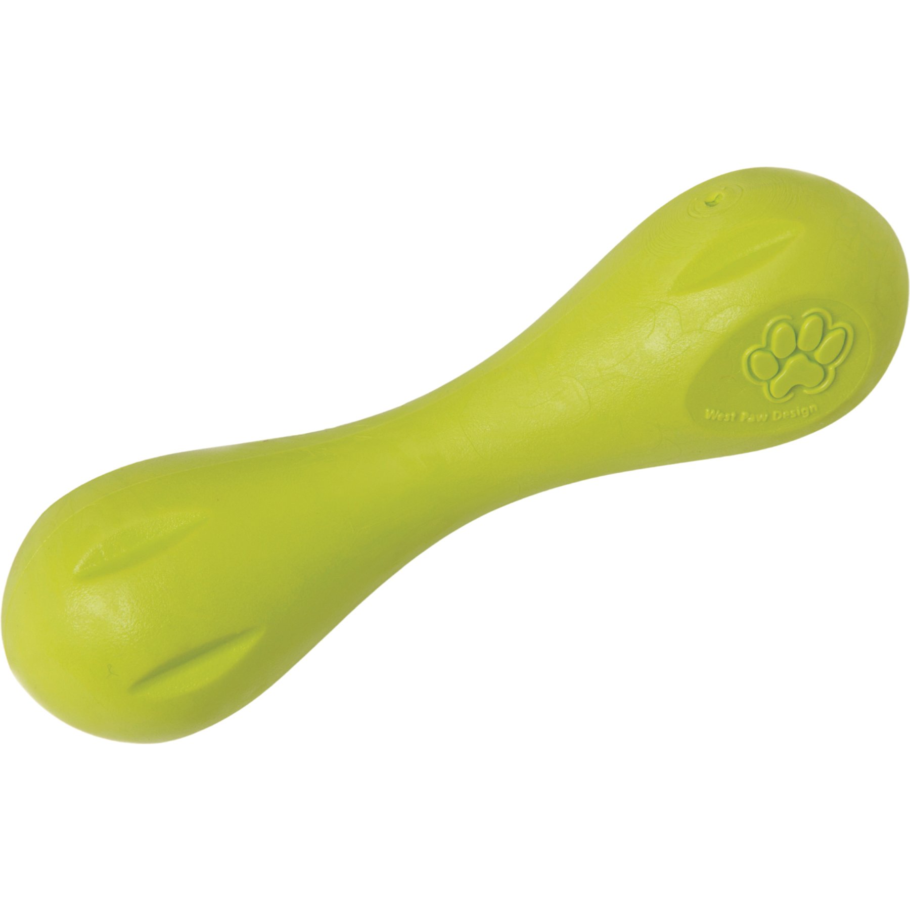 West Paw Zogoflex Hurley Tough Dog Chew Toy, Granny Smith, Mini