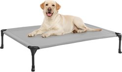 Veehoo Cooling Elevated Dog Bed, Sky Grey, Large