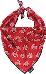 Pronto Petwear NCAA Ohio State Cooling Dog Bandana, Red, Large slide 1 of 3