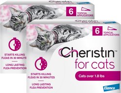Cheristin Flea Spot Treatment for Cats, over 1.8 lbs, 12 Doses (12-mos. supply)