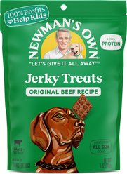 Newman's Own Beef Jerky Original Recipe Dog Treats, 5-oz bag