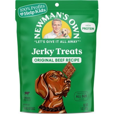 Newman's Own Newman's Own Beef Jerky Original Recipe Dog Treats, 10-oz bundle