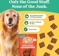 Newman's Own Beef Jerky Beef & Sweet Potato Recipe Dog Treats, 5-oz bag slide 2 of 9