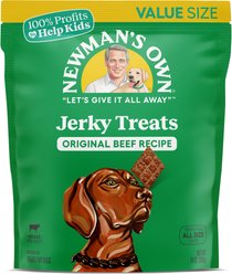 Newman's Own Beef Jerky Original Recipe Dog Treats, 14-oz bag