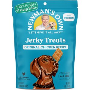 Newman's Own Chicken Jerky Original Recipe Dog Treats, 5-oz bag