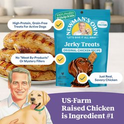Newman's Own Chicken Jerky Original Recipe Dog Treats, 5-oz bag slide 2 of 9