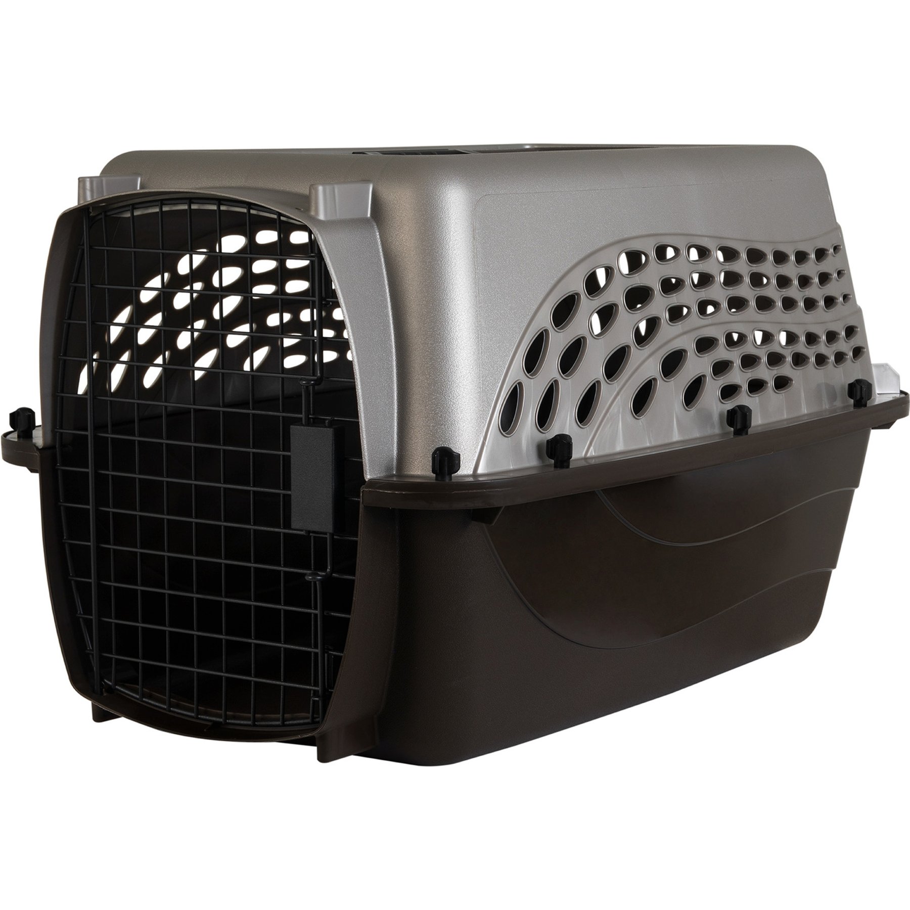 Petmate Two Door Top Load Dog & Cat Kennel, Tan, 24 inches, up to 15-lbs