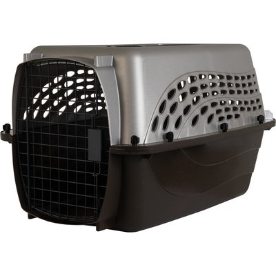 Petmate Petmate Two Door Top Load Dog & Cat Kennel, Tan, 24 inches, up to 15-lbs