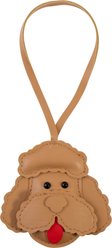 Amanda Blu Golden Doodle Bag Charm Fashion Dog Harness Accessory, Brown