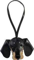 Amanda Blu Dachshund Bag Charm Fashion Dog Harness Accessory, Black