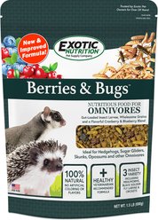 Exotic Nutrition Berries & Bugs Mix Small Animal Food, 3-lb bag
