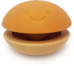 Nylabone Cheeseburger Twist 'N Fill Tough Chew Treat Dispensing Dog Toy, Medium