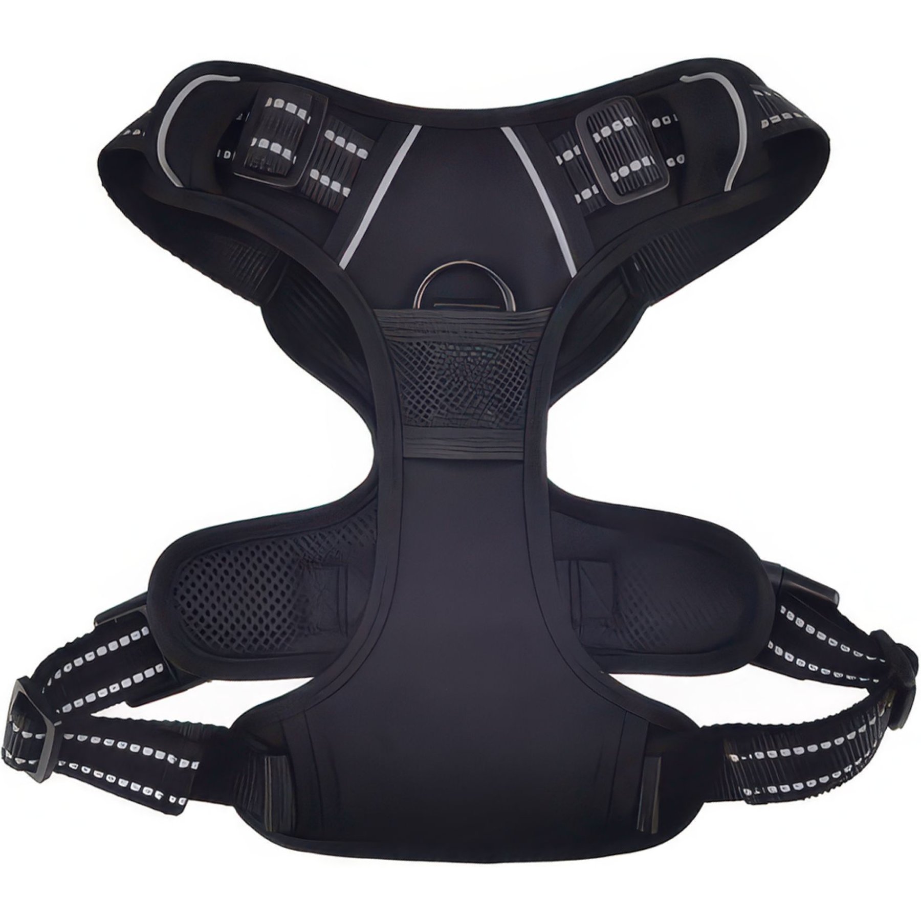 Doggie Design Venture Paw Pull-Controll Dog Harness, Midnight, X-Large: 20.5 to 41-in chest