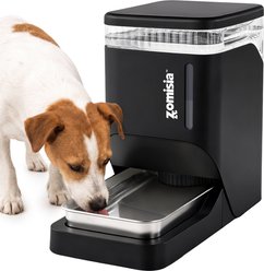 ZOMISIA Automatic Dog & Cat Water Dispenser, Black, 6-l