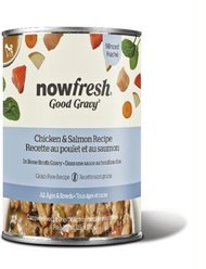Now Fresh Good Gravy Minced Grain-Free Chicken, Salmon Wet Dog Food, 12.5-oz can, case of 12