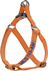 Pawtitas Custom Personalized Reflective Step-In Basic Dog Harness, Orange, Medium: 20 to 28-in chest