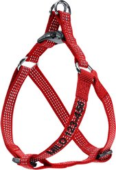Pawtitas Custom Personalized Reflective Step-In Basic Dog Harness, Red, X-Small: 11 to 15-in chest