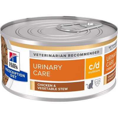 Hill's Prescription Diet Hill's Prescription Diet c/d Chicken Cat Food, 2.9-oz, 24 ct
