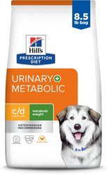 Hill's Prescription Diet c/d Multicare + Metabolic, Urinary + Weight Care Chicken Flavor Dry Dog Food, 8.5-lb bag
