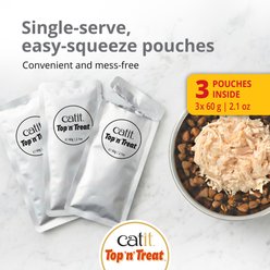 Catit Top N Treat Multipack Chicken Flavored Wet Cat Food Topper, 2.11-oz pouch, 24 count slide 2 of 9