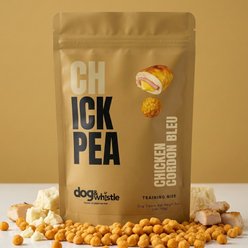 Dog & Whistle Training Nibs Chicken Cordon Bleu Recipe Crunchy Dog Treats, 5-oz bag slide 1 of 4