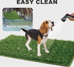 HQ4US 4LEGS Odorless Artificial Grass Mat Dog Potty Training System, 2 count, Large slide 2 of 8