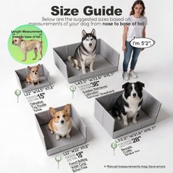 HQ4US 4LEGS Foldable Waterproof Dog & Cat Litter Box, Small slide 2 of 9