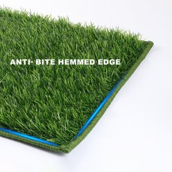 HQ4US 4LEGS Odorless Artificial Grass Mats Dog & Cat Potty Training System with Tray, Small slide 2 of 9