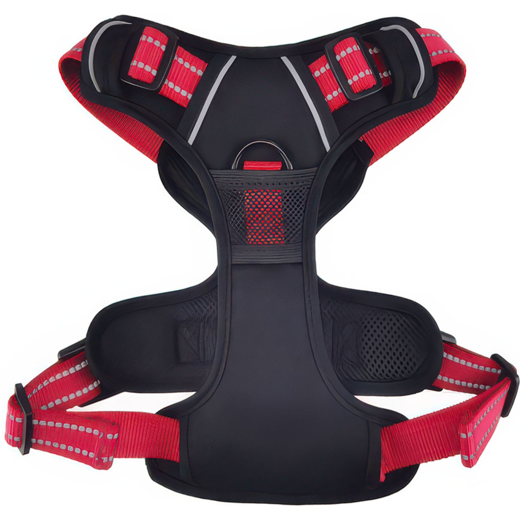 Doggie Design Venture Paw Pull-Controll Dog Harness, Black Cherry, Large: 15 to 31-in chest
