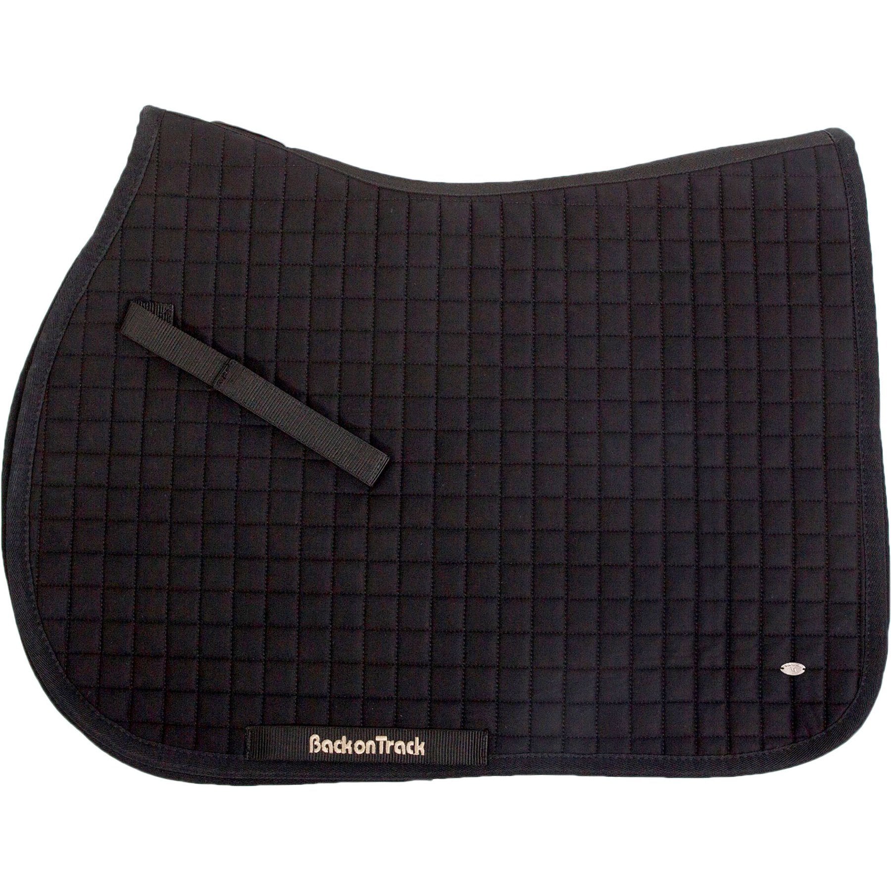 Back on Track A/P No 1 Riding Style English Horse Saddle Pad, Black, Cob