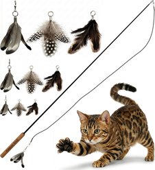 Repounce Forever Stick Feather Toy Lures Cat Toy