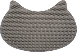 Bencmate Head Waterproof Trapping Double Layer Cat Litter Box Mat, 27.05 x 18.9 x 0.39-in