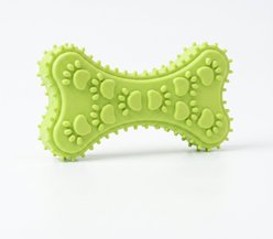 Kseroo Solid Mini Cookie Dog Chew Toy, Green