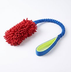 Kseroo Chenille Dog Tug Toy, Red