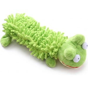 Kseroo Frog Mop Plush Dog Chew Toy, Green