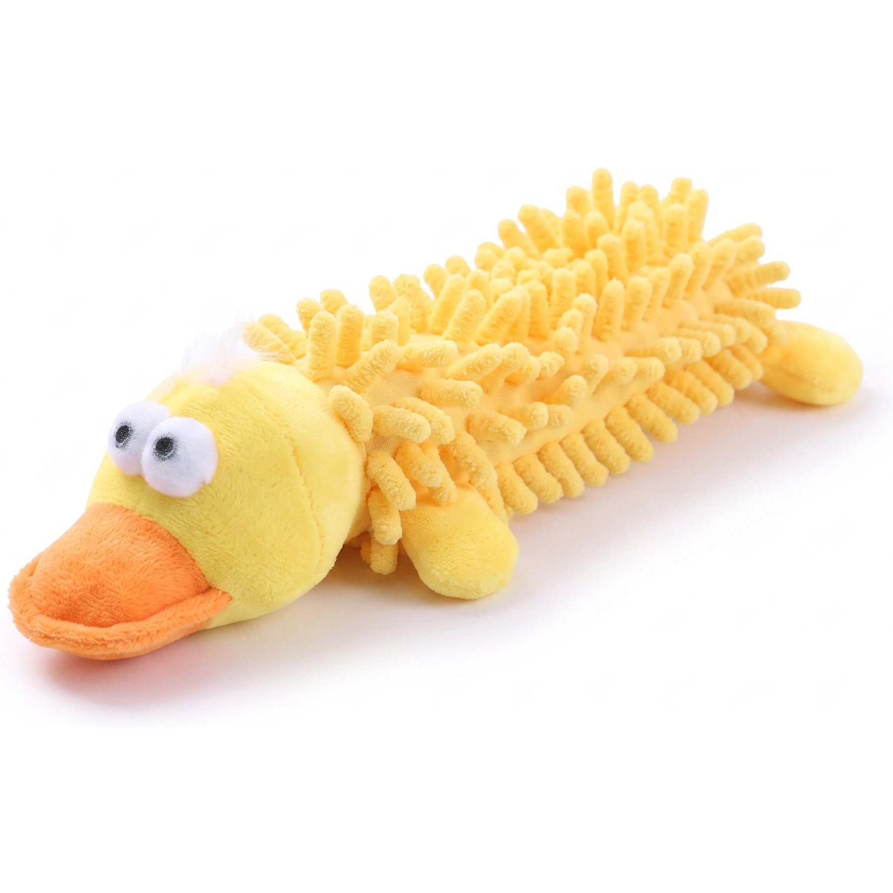 Kseroo Duck Mop Plush Dog Chew Toy, Yellow