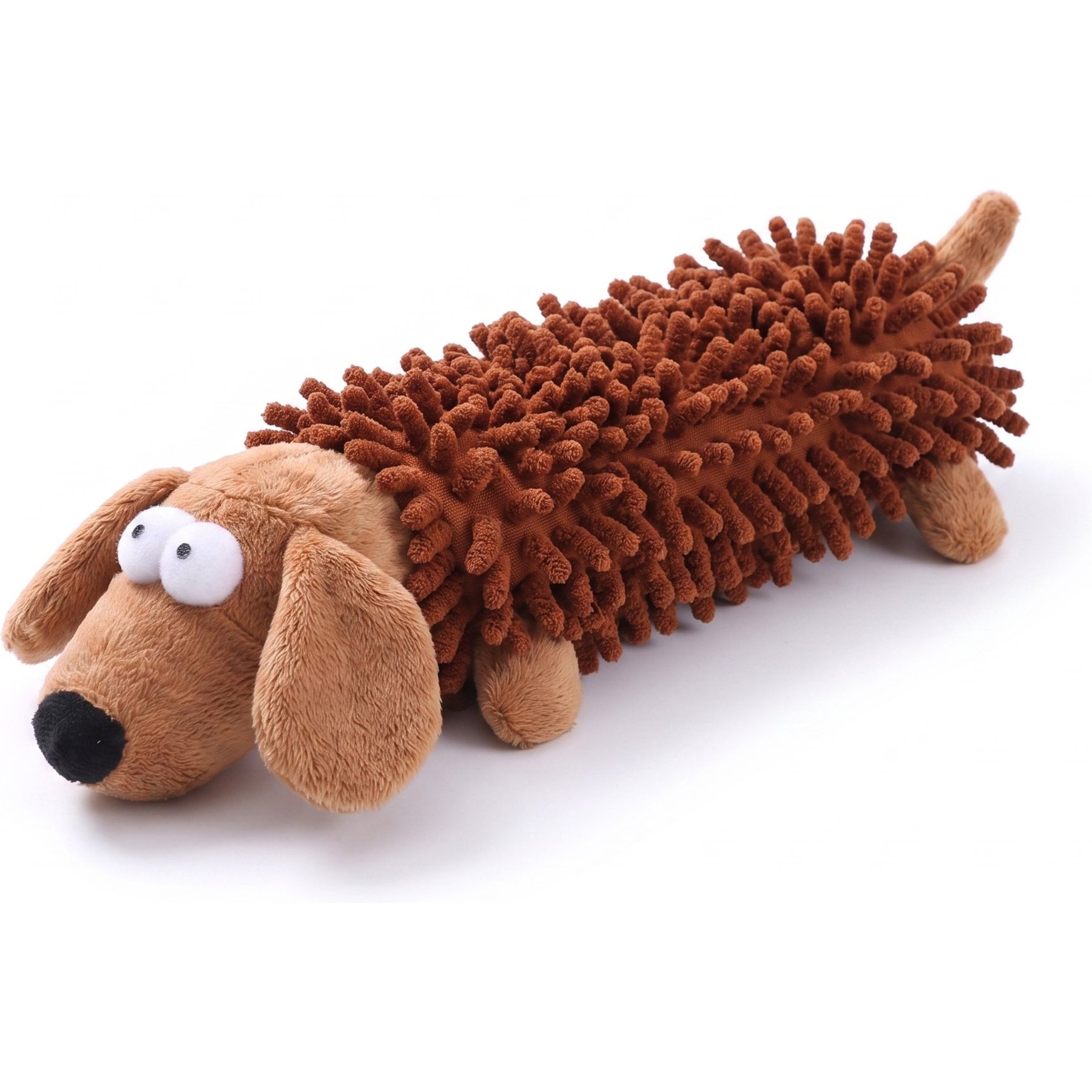 Kseroo Mop Plush Dog Chew Toy, Brown