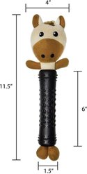 Best Furry Friends Plush Horse & TPR Dog Toy, Multicolor, Medium slide 2 of 4