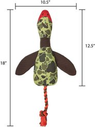 Best Furry Friends Plush Duck & Rope Dog Toy, Multicolor, Medium slide 2 of 4