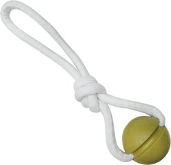 Best Furry Friends Rugged Performance Gear Rope & Ball Dog Toy, Multicolor, Large