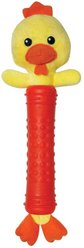 Best Furry Friends Plush Chicken & TRP Dog Toy, Multicolor, Medium slide 1 of 4