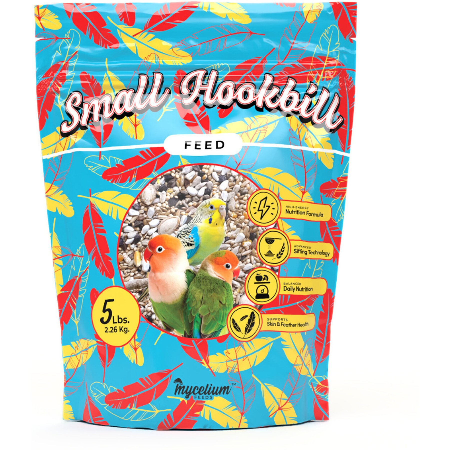 Mycelium Feeds Seed Blends Cockatiels Food, 5-lb bag