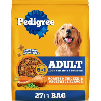 Pedigree Pedigree Complete Nutrition Roasted Chicken & Vegetable Flavor Dog Kibble Adult Dry Dog Food, 27-lb bag