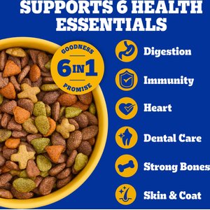 Pedigree Complete Nutrition Grilled Steak & Vegetable Flavor Dog Kibble Adult Dry Dog Food, 40-lb bag