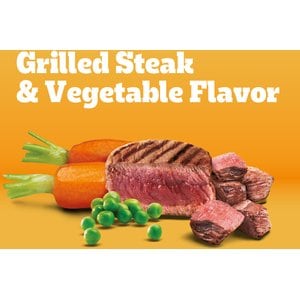 Pedigree Complete Nutrition Grilled Steak & Vegetable Flavor Dog Kibble Adult Dry Dog Food, 18-lb bag